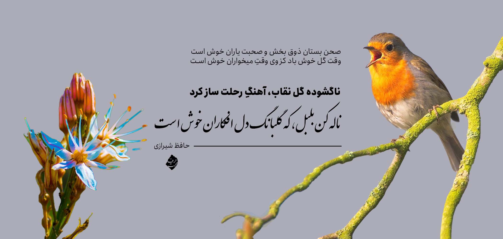 صحن بستان ذوق بخش و صحبت یاران خوش است
